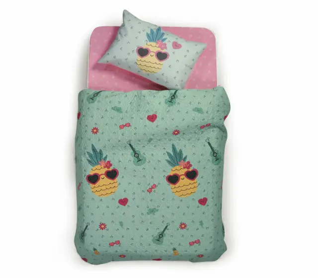 ΚΟΥΒΡ-ΛΙ ΜΙΚΡ-ΠΟΛ PINEAPPLE DREAM 160X220 - NEF NEF