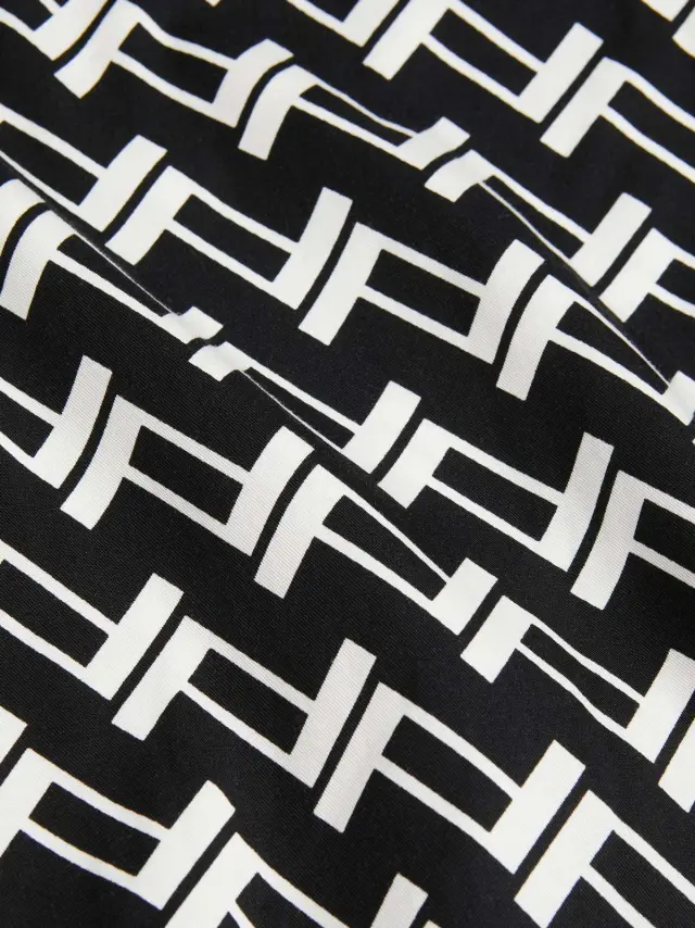 JORBELIZE TENCEL AOP SHIRT SS Black 2