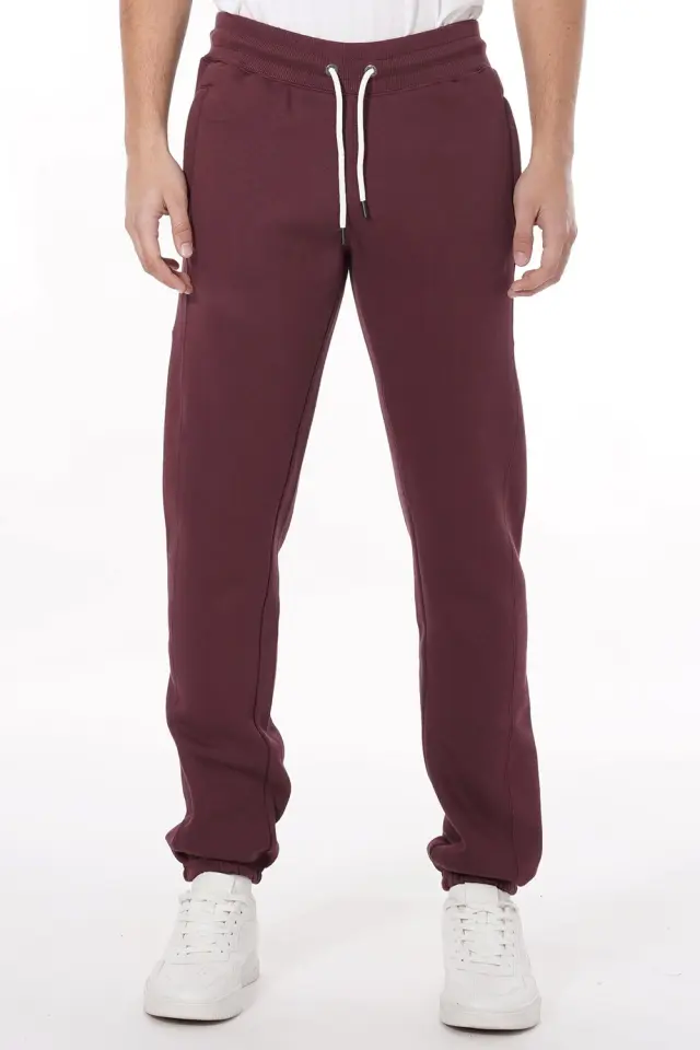ATHLETIC CUFFED PANTS 22057-BORDEAUX - M