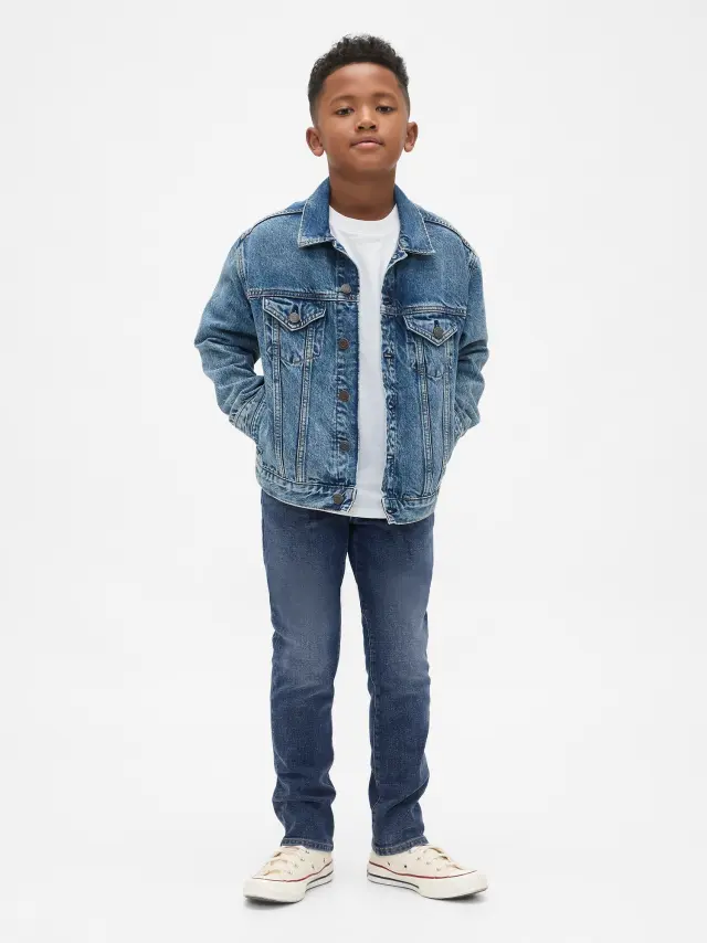 Παιδικό Slim Τζιν Παντελόνι Medium wash - XXL