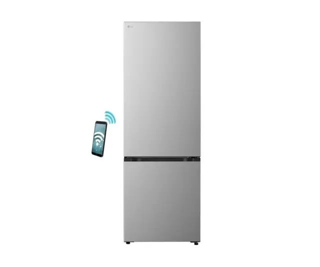 LG Ψυγειοκαταψύκτης 465lt Total NoFrost Υ203xΠ69.7xΒ70.4εκ. Inox GBBW322DPY