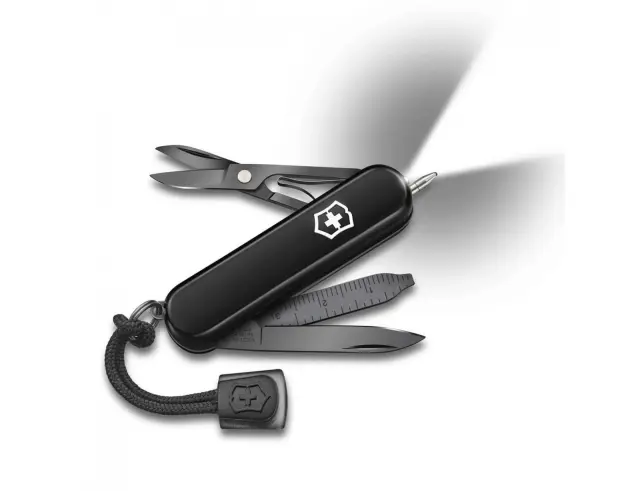 Ελβετικός Σουγιάς Victorinox Signature Lite με 9 λειτουργίες και μήκος 5.8cm - Onyx Black0.6226.31P