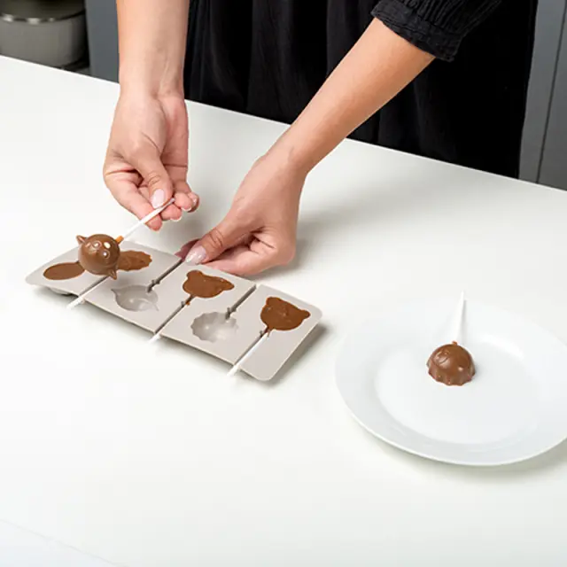 Φόρμα Σιλικόνης Για Cake Pops Και Γλειφιτζούρια 2x24.2x7.5cm 3
