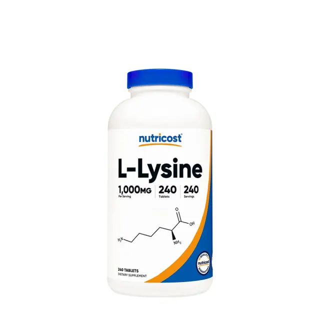 Nutricost L-Lysine Tablets 240 Tablets