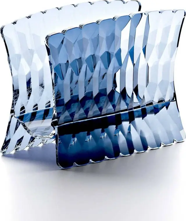 Guzzini Χαρτοπετσετοθήκη Ακρυλική Vanity Denim 15x7.6x11cm 0L Μπλε
