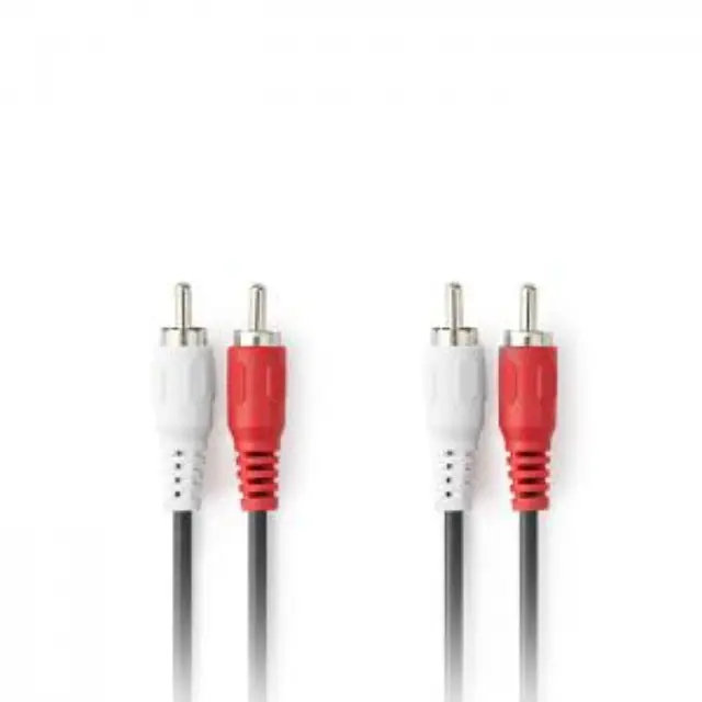 Καλώδιο 2x RCA αρσ. - 2x RCA αρσ., 1.00m. 2