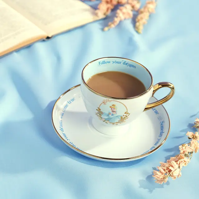 Κούπα + πιατάκι τσαγιού κεραμικά DISNEY PRINCESS - Cinderella Tea Cup+Saucer 200ml DI2366 2