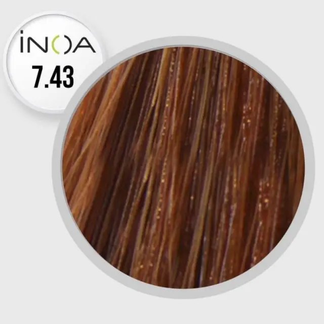 Loreal Inoa Βαφή 7,43 Ξανθό Χάλκινο Ντορέ 60ml 2