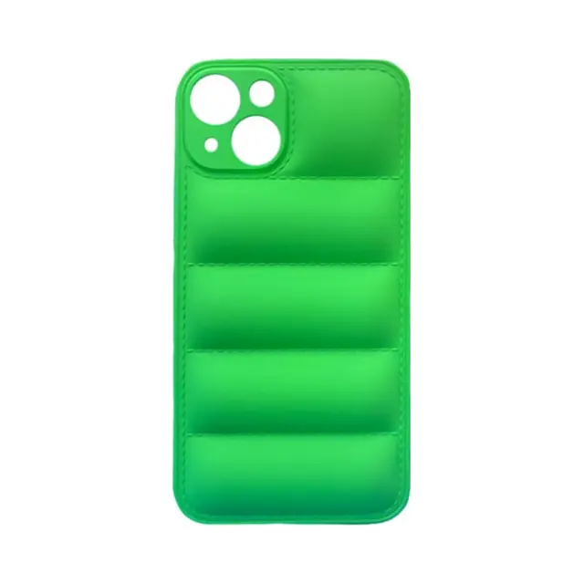 Θήκη Σιλικόνης Wavy Silicone Case Για Apple iPhone 13 Πράσινη