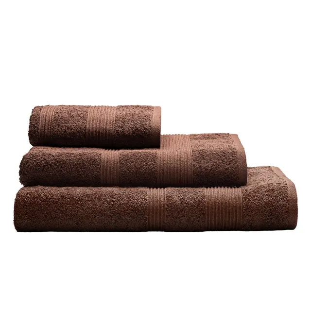 Πετσέτα Προσώπου 50x90 650gsm Beauty Home Euphoria 3400 100% βαμβακερό- Καφέ