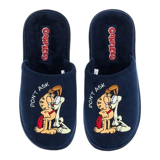 Parex Ανδρικές Παντόφλες Garfield, Χρώμα Μπλε