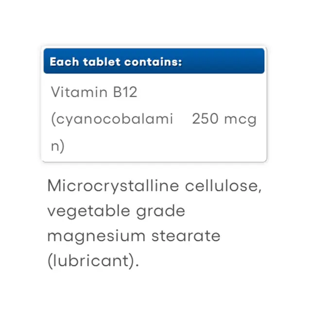 Natural Factors Vitamin B12 250 mcg 2