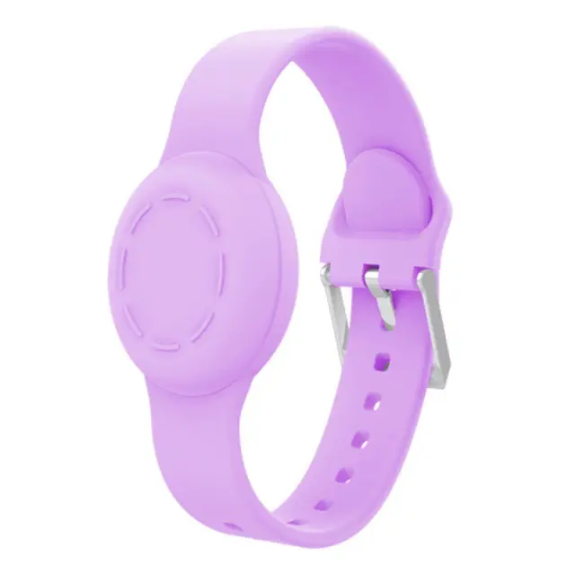 Θήκη Καρπού για Airtag1/2 με Μεταλλικό Κούμπωμα - Light Purple OEM