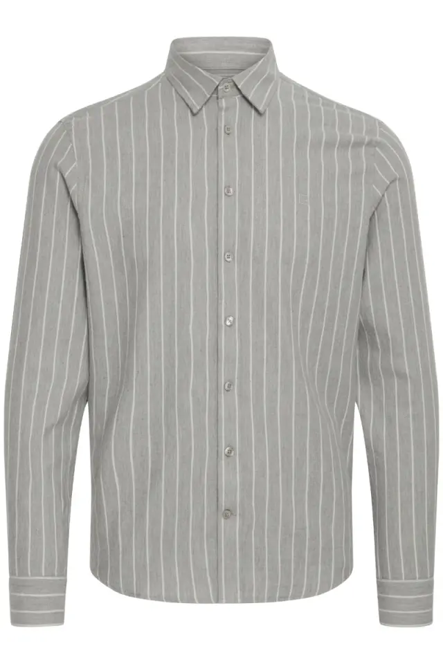 Casual Friday Ανδρικό ANTON Πουκάμισο – Mid Grey Melange - M