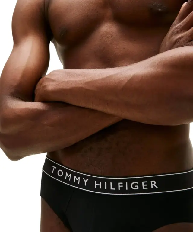 Tommy hilfiger - Ανδρικά Σλιπ 3Pack Brief Logo UM0UM03856-0SE Μαύρο 3
