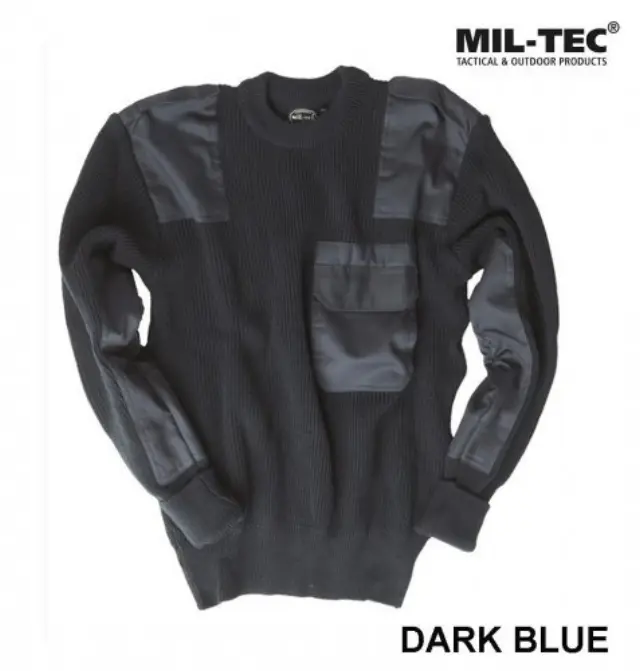 Mil-Tec German Dark Blue Akrylic Sweater-Πουλόβερ για Τακτική -Υπηρεσιακή Χρήση - 05-Navy Blue-Μπλε Ναυτικού 2