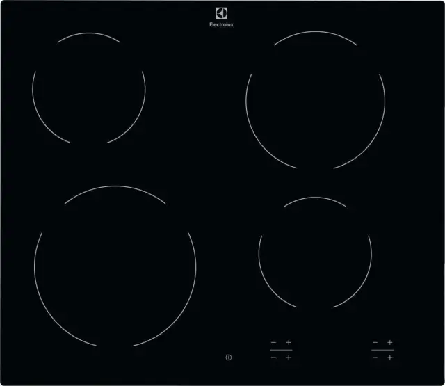 Electrolux Κεραμική Εστία Αυτόνομη με Λειτουργία Κλειδώματος 59.2x52.2εκ. EHF6240IOK
