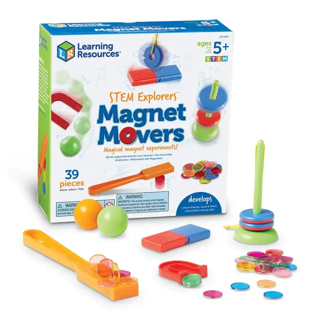 Learning Resources Εκπαιδευτικό Παιχνίδι STEM Explorers™: Magnet Movers για 5+ ετών LER 9295