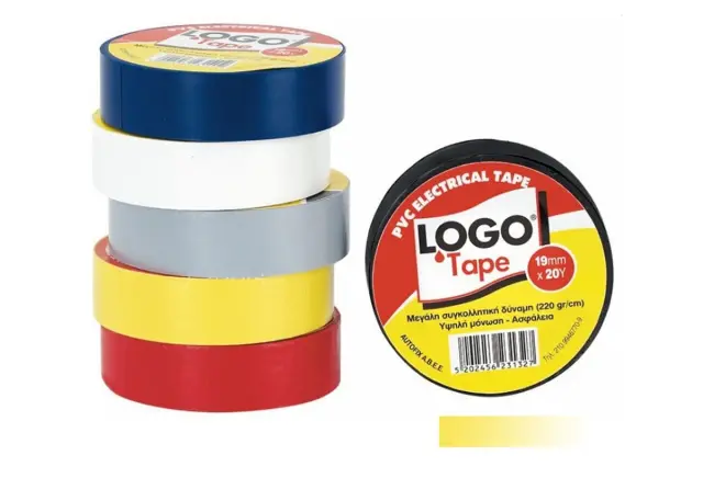 Logo Μονωτική Ταινία 19Χ20 Μπλε Συσκευασία 10 Τεμάχια