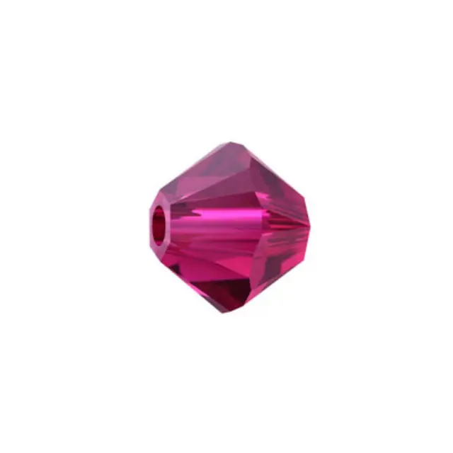 Swarovski 5328(501) XILION Bicone -Ruby- 4mm - 30τεμ