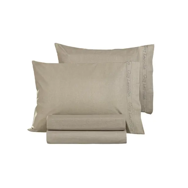 Σετ Μαξιλαροθήκες 2 Τεμαχίων Guy Laroche Color Plus Taupe 50x70