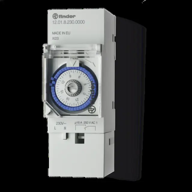 Mech.Time Switch 35,8mm.1CO 16A/230VAC/daily pr. (12.01.8.230.0000)
