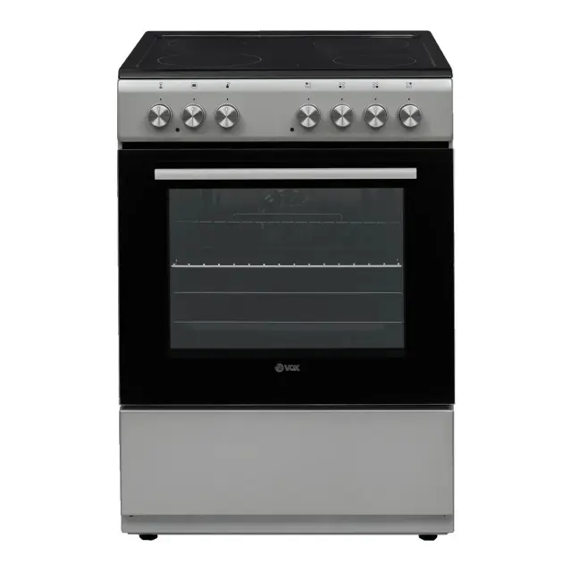 Κουζίνα Ηλεκτρική Κεραμική 69lt Π60cm Inox VOX CHT 6105 S 2