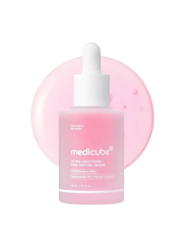 Medicube PDRN Pink Peptide Serum Ultra Light 30ml - Ανάλαφρος Ορός Ενυδάτωσης & Λάμψης με PDRN