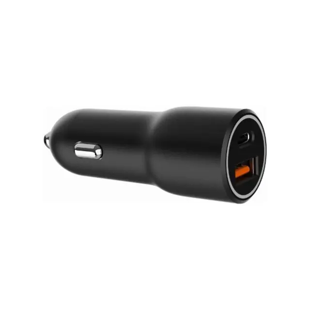 Gembird Φορτιστής Αυτοκινήτου USB QC3.0, Type-C PD, 38 Black (TA-UC-AC2PDQC38-CAR-01)