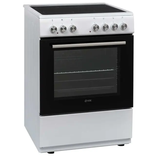 Κουζίνα Ηλεκτρική Κεραμική 69lt Π60cm Λευκό VOX CHT 6000 W 2