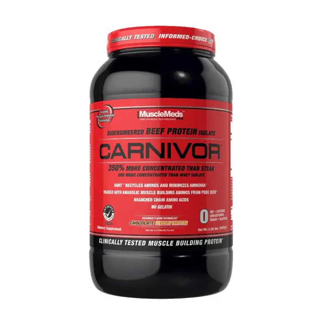 MuscleMeds Carnivor™ 100% Beef Protein Chocolate Peanut Butter, 28 Servings
