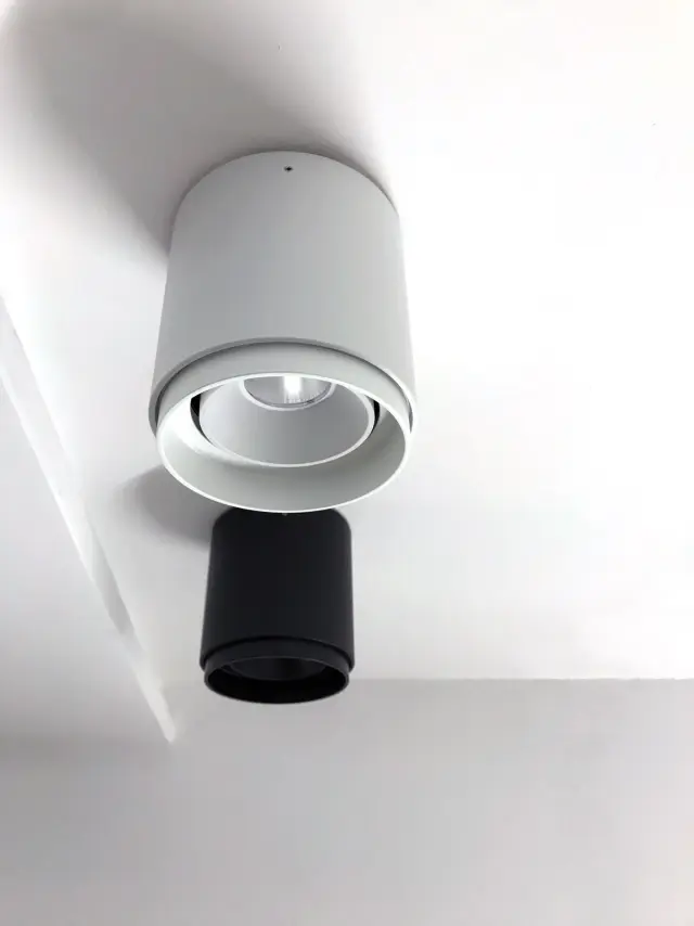 Ian Σποτ οροφής LED 5W 3000K ø9.1x9.7cm κινητό λευκό Άσπρο 2