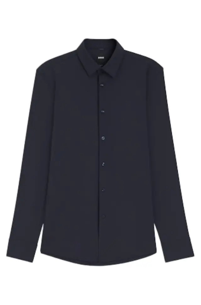 Boss ανδρικό πουκάμισο μακρυμάνικο slim fit 50555747-4