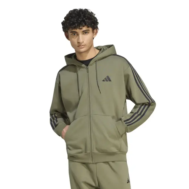 Adidas M 3S FL FZ HD Ανδρικό Φούτερ KY4142 - XL