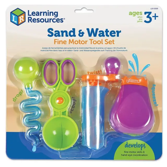 Learning Resources Εκπαιδευτικό Παιχνίδι Sand & Water Fine Motor Tool Set για 3+ ετών LER5559