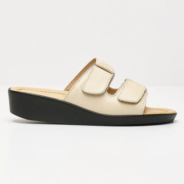 Toscana Παντόφλες Γυναικείο δέρμα Μπεζ TOS/3494 BEIGE