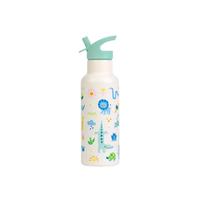 Παγούρι Ανοξείδωτο Διπλό Τοίχωμα Α Little Lovely Company XL Jungle 500ml DBSXJU105