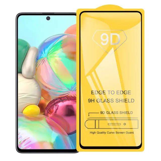Αντιχαρακτικό Τζάμι Προστασίας Full Cover Full Glue για Samsung Galaxy A71/Note 10 Lite- Black OEM 2