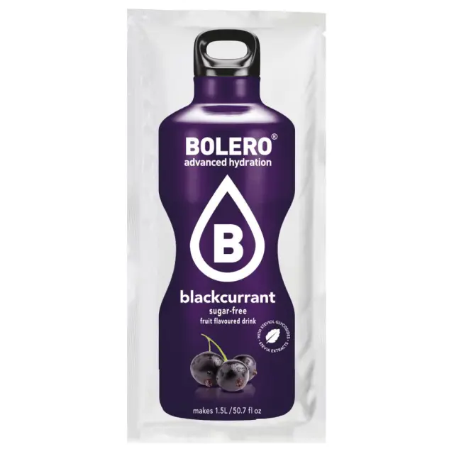 Bolero Blackcurrant Flavoured Drink Mix Powder 9gr