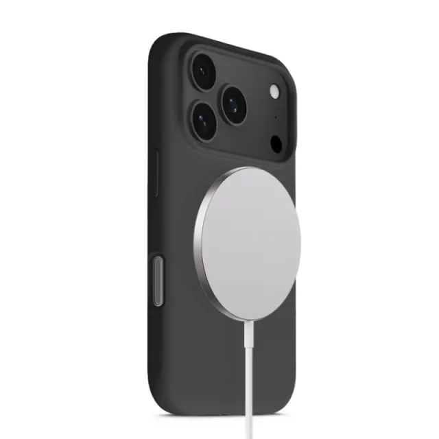 Crong Color Cover Magnetic - Case MagSafe iPhone 17 Pro (black)