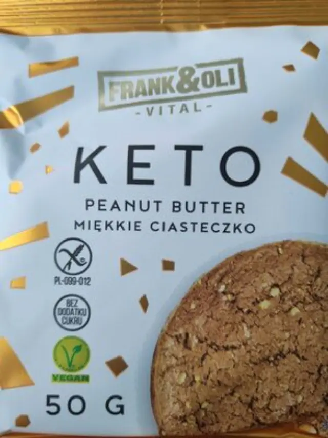 Keto Soft Cookie Φυστικοβούτυρο – Frank & Oli – 50g 5900316552246