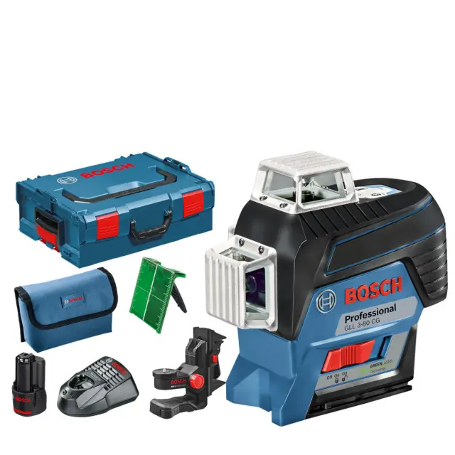 Αλφάδι Laser Γραμμικό Αυτορυθμιζόμενο BOSCH GLL 3-80 CG PROFESSIONAL