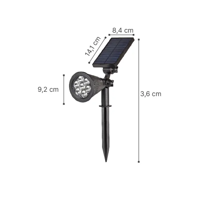it-Lighting Amistad-LED 2W RGB Solar Spike Light in Black Color (80204910S) 2