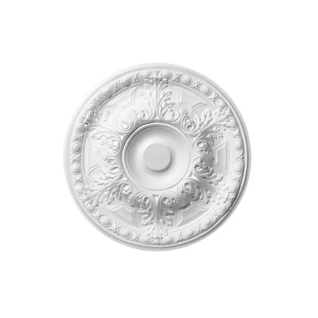 Deco Ροζέτα Οροφής Φωτιστικού πολυστερίνης 480mm Λευκή / Emilia 2