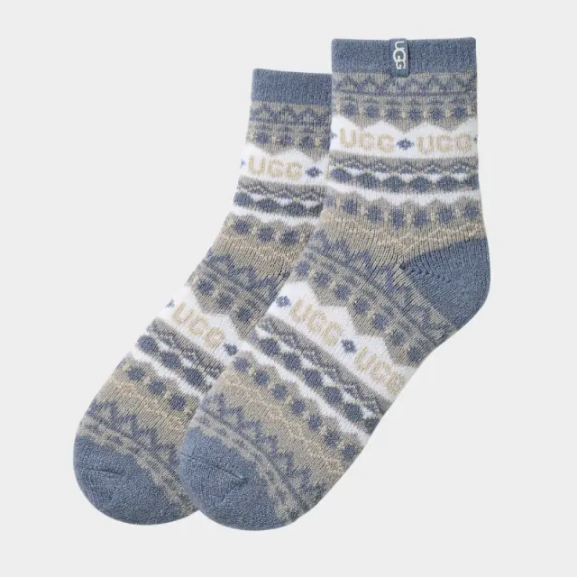 Κάλτσες UGG Cressida Cozy Quarter 1171625-K40M Γκρι - ONESIZE
