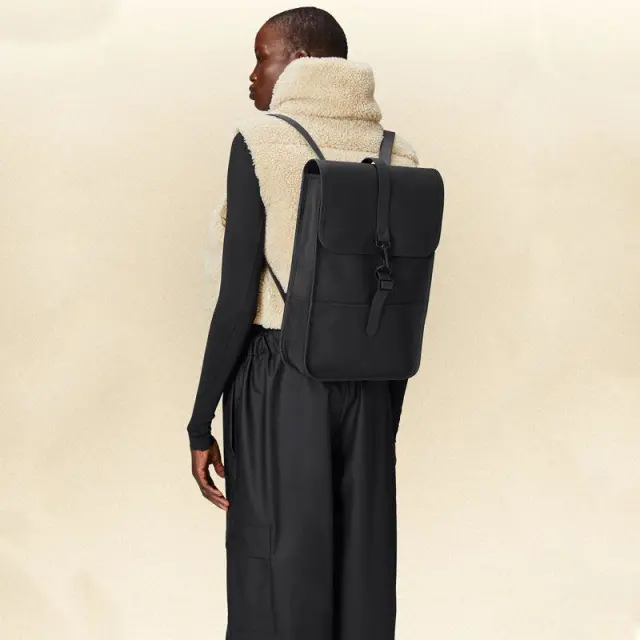 Αδιάβροχο Σακίδιο Rains Backpack Mini 13020-01 Μαύρο - ONESIZE 2