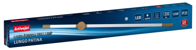Activejet LED wall lamp AJE-LUNGO Patina