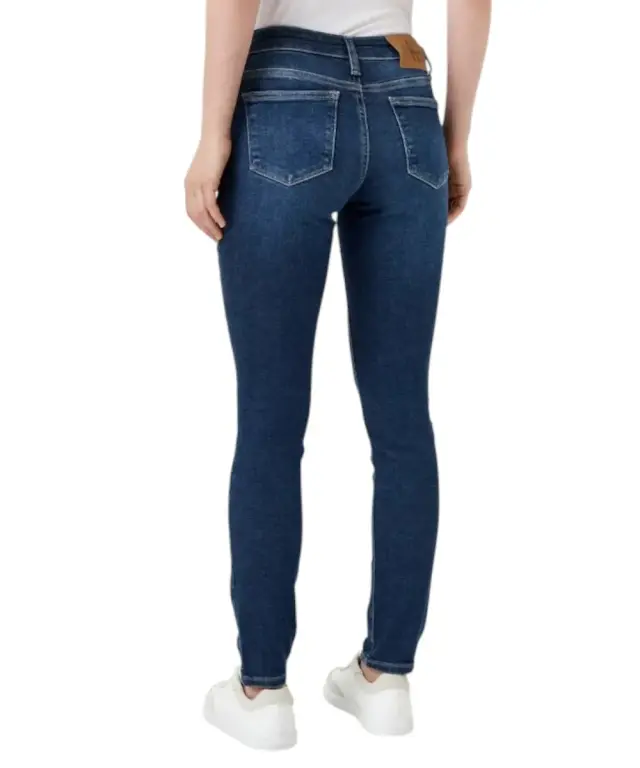 Calvin Klein - Γυναικείο Παντελόνι Jean Ck Skinny Fit J20J224491-1BJ Μπλε Σκούρο 2