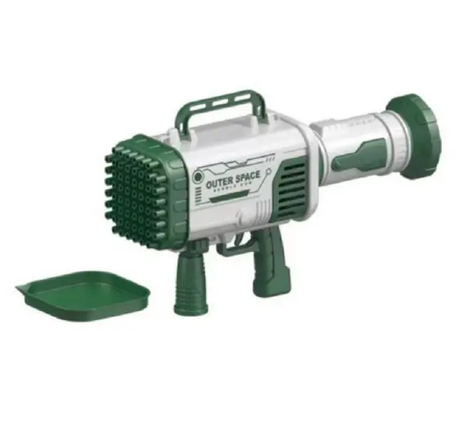 Μηχανή για σαπουνόφουσκες - Bazooka bubble machine- JTL-60 ΠΡΑΣΙΝΟ