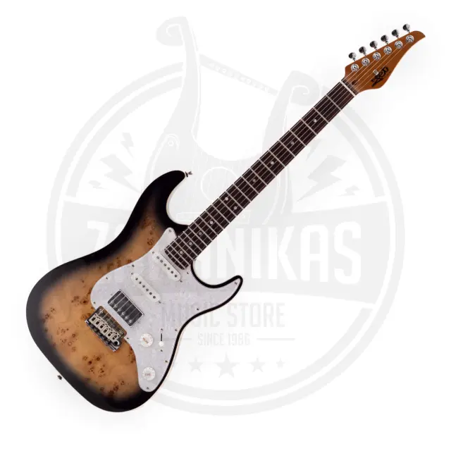 JET JS-450 QTBR Stratocaster HSS Ηλεκτρική Κιθάρα Trans. Brown
